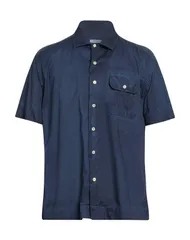 ボリオリ メンズ トップス シャツ BOGLIOLI 無地シャツ Navy ネイビーのサムネイル