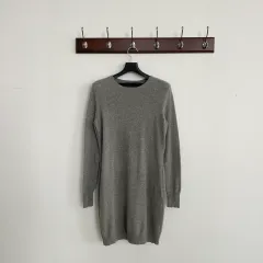 ポロラルフローレン グレー メリノウール ニット ワンピース