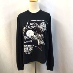 希少 高級 シャネル ココマーク刺繍 スパンデックス ストレッチTシャツ