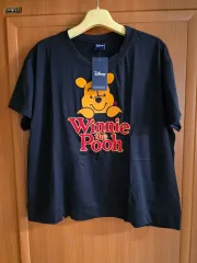 ディズニー正規品 クマのプーさん パッチ 刺繍 Tシャツ