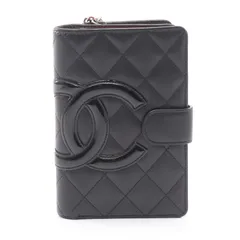 CHANEL シャネル カンボンライン 二つ折り財布