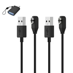【新品】 For Shokz OpenRun、OpenRun Pro、OpenRun Pro Mini、Aeropex、OpenComm 骨伝導イヤホン 充電ケーブル 充電器 + USB to Type-Cアダプターが付属(1枚)【KONXISA】USB充 0