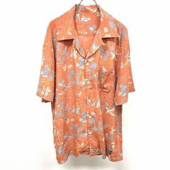 美品】00s パタゴニア パタロハ アロハシャツ オレンジ S ポルトガル製