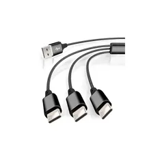 【新品】 inklink公式 選べる3タイプ 9カラー コンパクトヘッド 3in1 充電ケーブル 急速 1.2m 充電コード 3 in 1 超高耐久 USB-C Type-C MicroUSB ライトニング 3台同時充電 iPhone Android タイプC