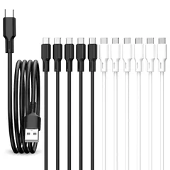 【新品】 素直な虹 USB C ケーブル タイプC Type-C 【1M・12本セット】USB-C 充電ケーブル イヤホン タイプcケーブル Samsung Galaxy S10 Huawei Xperia Nintendo Switch GoPro He 1