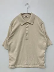 UNIQLO ユニクロ ポロシャツ S ベージュ 無地 半袖