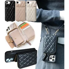 【新品】 Liisea 16e ケース ショルダー キルティング カード収納 財布 付き ファスナー アイフォン 16e ショルダーケース ストラップ付き 小銭入れ 落下防止 いphone16 16e スマホケース スタンド 耐衝撃 携帯 カバー かわいい 1