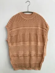 SENSE OF PLACE センスオブプレイス ベスト One-size ブラウン 無地 レース