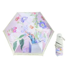 【新品】 CAPASTEC 日傘 超軽量 230g UVカット率 100% 完全遮光 遮熱 晴雨兼用 折りたたみ傘 かわいい 手動開閉 コンパクト 折り畳み日傘 6本骨傘 紫外線遮断 耐風撥水 晴雨兼用 携帯便利 メンズ レディース 母の日 父の日 パープル 