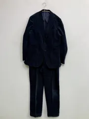 URBAN RESEARCH DOORS アーバンリサーチドアーズ セットアップ 44 ネイビー コットン コーデュロイ 無地 シングルのサムネイル