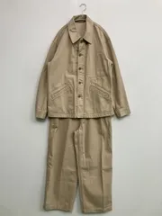 UNIQLO ユニクロ セットアップ S ベージュ コットン 無地