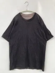 Champion チャンピオン Tシャツ/カットソー L ブラック 無地 ミドル丈 半袖 クルーネック(丸首)