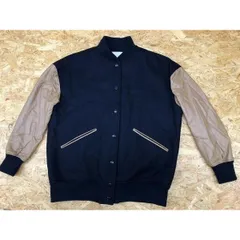【中古】[印象BC] スライ SLY ブルゾン バイカラー裏地付き フェイクレザー 長袖 ジャケット 1 黒×茶系 ブラック×ブラウン系 レディース