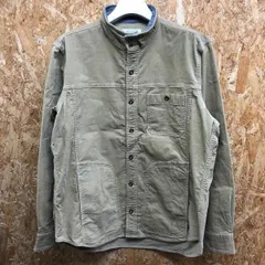 【中古】[印象B] Crocodile クロコダイル メンズ M サンドブラウン系 カーキ系 綿×ポリウレタン シャツジャケット ストレッチ パラシュートボタン モックネック 長袖のサムネイル