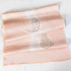 美品★帯揚げぼかし丹後ちりめん金銀糸セミフォーマル正絹358