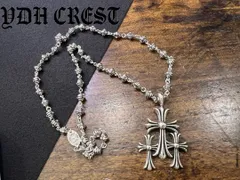 ⭐️DXSZ　３連クロスモチーフ ネックレスセット　刻印有り