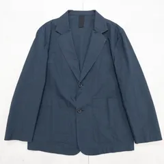 ◎MARGARET HOWELL マーガレットハウエル 2024年 テーラードジャケット シルク コットン ネイビー 日本製 メンズ M b01016のサムネイル