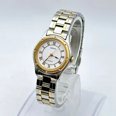 SEIKO LUCENT セイコー ルセント レディース 腕時計 シルバー/ゴールド クオーツ 美品 稼働品 コンビカラー