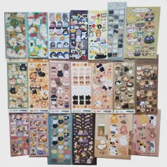 ステッカー20枚 シールス以下 出品 ステッカーIN꾸 ダイアリーデコ かわいい 動物