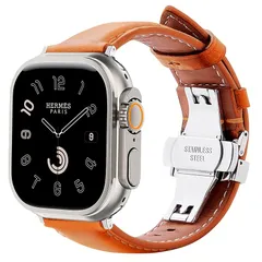 【新品】 [Ｘｒｅｉｓｉ]コンパチブル アップルウォッチ バンド44MM 45MM 46MM 49MM オイルワックスレザーApple Watch ベルト46mm プッシュ式Ｄバックル ビジネス用 長さ調節 通気Apple Watch Ultra3/2/1 1