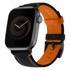 【新品】 [Bandletic]アップルウォッチ用 se3 バンド - Apple watch対応 バンド レザー革スエード 16g 軽量 汚れに強い Watch Ultra1/2/3 49mm・46mm (Series 11/10)・45mm (9/8/ 0