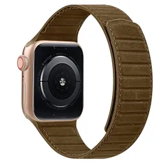 【新品】 SYNCHRO Apple Watchバンド マグネット式 トップグレインレザー iWatchシリーズ 38 mm 40 mm 41 mm 42 mm 44 mm 45 mm 49 mm Ultra/8/7/6/5/4/3/SE対応 男性・女性用 0