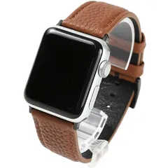 【新品】 Airself Apple Watch 対応ベルト コンパチブル 時計バンド シボ革 本革レザー アップルウォッチ交換ストラップ iWatch 38mm 40mm 41mm 42mm 44mm 45mm Watch Series 6/SE/5/4 0
