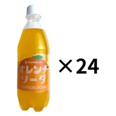 友桝飲料 オレンジソーダ 500mlペットボトル 24本のサムネイル