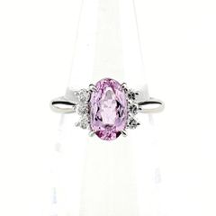 Pt900 タサキ クンツァイト ダイヤモンド0.41ct リング TASAKI - メルカリ