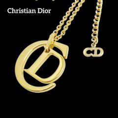 3141-2 極美品✨ Dior ネックレス CD ロゴ 希少 刻印 cm - メルカリ