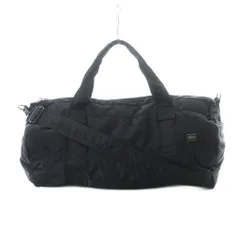 ポーター PORTER 吉田カバン タンカー ドラムバッグ ボストンバッグ 旅行 大容量 黒 ブラック オレンジ /RI ■OS