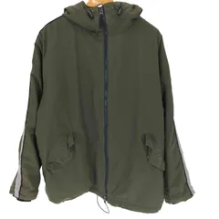 ギャップ Gap 90S 紺タグ OLD 裏地フリース ジップアップ フーデット ブルゾン ジャケット メンズ import：L 