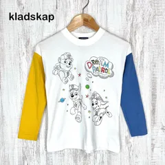kladskap クレードスコープ パウ・パトロール プリント 蓄光プリント ロンT ホワイト キッズ 長袖 トップス 120cm
