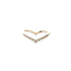 スタージュエリー STAR JEWELRY K18 DIAMOND HEART PINKIE RING ピンキーリング 指輪 ゴールドのサムネイル