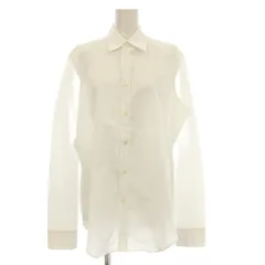 メゾンマルジェラ 4 Maison Margiela 4 20AW コットンシャツ ブラウス 長袖 フェイクレイヤード 36 白 S51DL0354 /KHのサムネイル