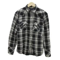 リサウンドクロージング RESOUND CLOTHING カジュアルシャツ 長袖 2 黒 ブラック 白 ホワイト チェック 厚手 RC3-SH-002 /YS36 ■GY58のサムネイル