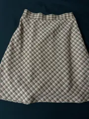 ヴィンテージ CHECK 5分 スカート sサイズ