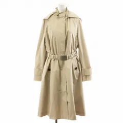 フォクシーニューヨーク FOXEY NEW YORK コート ロング丈 フード アウター 40 ベージュ 38932 /AN46のサムネイル