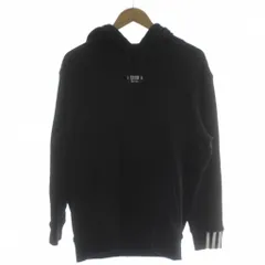 アディダスオリジナルス adidas originals プルオーバーパーカー M 黒 ブラック 長袖 フード付き /GG