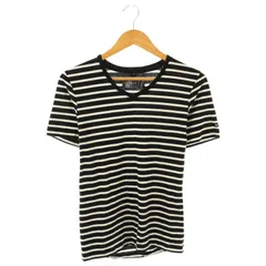 ダブルジェイケイ wjk Tシャツ カットソー 半袖 ボーダー S 黒 白 /HK