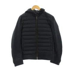 エムケーミッシェルクランオム MK MICHEL KLEIN HOMME ダウンジャケット 上着 48 ネイビー 紺 フード付き 長袖 キルティング /JPのサムネイル