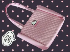 日本輸入 Sanrio HELLO KITTY キルティング トートバッグ HELLO KITTY ピンク ヌビバッグ