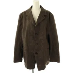 ユナイテッドアローズ ブルーレーベル UNITED ARROWS BLUE LABEL テーラードジャケット デニムジャケット シングル M ブラウン /DF ■OS ■AXのサムネイル
