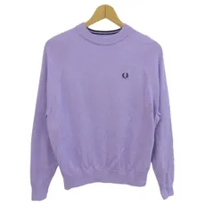 フレッドペリー セーター トップス 長袖 クルーネック ラグランスリーブ ニット レディース USA6サイズ 薄紫 FRED PERRY 【中古】のサムネイル
