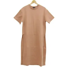 アルアバイル ワンピース トップス 半袖 Tシャツワンピ 日本製 未使用品 レディース 2サイズ 薄茶 allurevilleのサムネイル