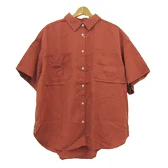 ベイフロー 半袖シャツ トップス 2WAYスタンダードショートスリーブシャツ 未使用品 レディース Fサイズ レンガ BAYFLOWのサムネイル