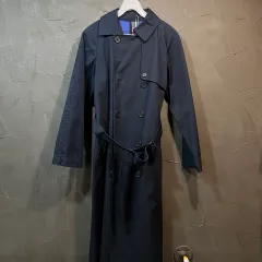 M JW Anderson X UNIQLO ユニクロ ネイビー ロング トレンチ コート