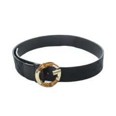 グッチ GUCCI ベルト GGキャンバス 総柄 バンブー 138456 /RI ■OS