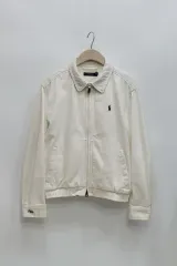 POLO ポロラルフローレン チノ デニム ツーウェイ ジャケット / レディース S 白