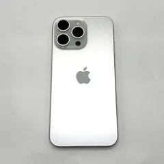 【中古】【docomo】○iPhone 15 Pro Max 256GB (ホワイトチタニウム)/SIMロックなし[10]